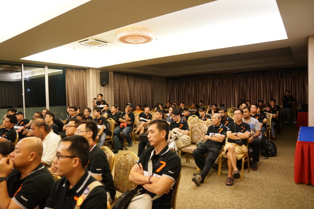 Participants at the Sony Alpha Workshop listening in rapt attention during a talk at the weekend event