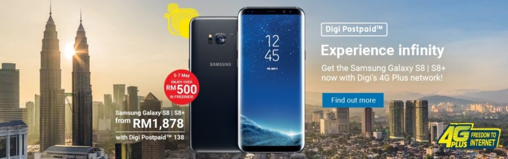 Digi offers Galaxy S8 and S8+ with RM527 worth of freebies 3