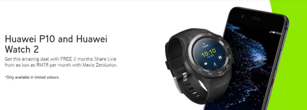 Maxis rolls out Huawei Watch 2 and P10 Zerolution bundle from RM78 per month 2
