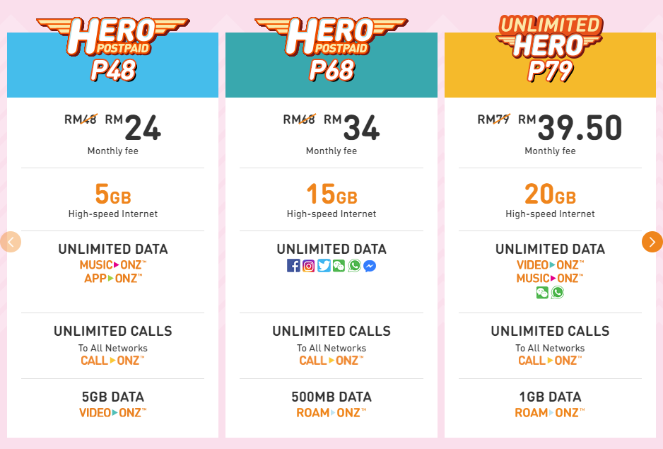U Mobile HERO+HERO promotion offers second supplementary line at 50% off 4