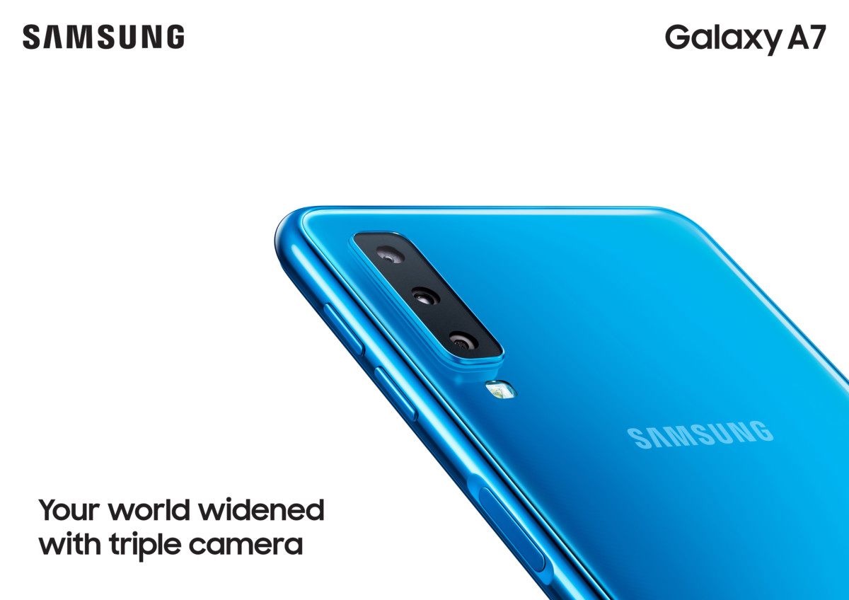 Galaxy A7 2018 rear shot
