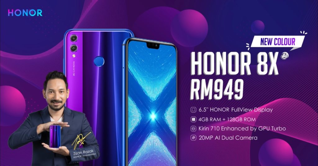 HONOR 8X now in Phantom Blue available starting today in Malaysia 3