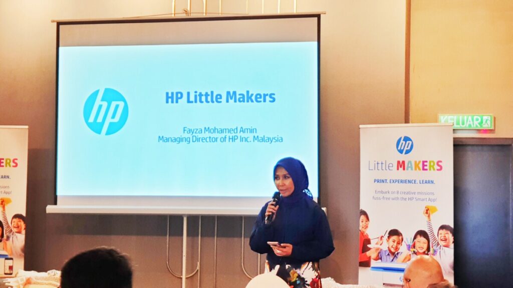 HP Little Makers Challenge Fayza Mohamed Amin, Malaysia Managing Director of HP Inc