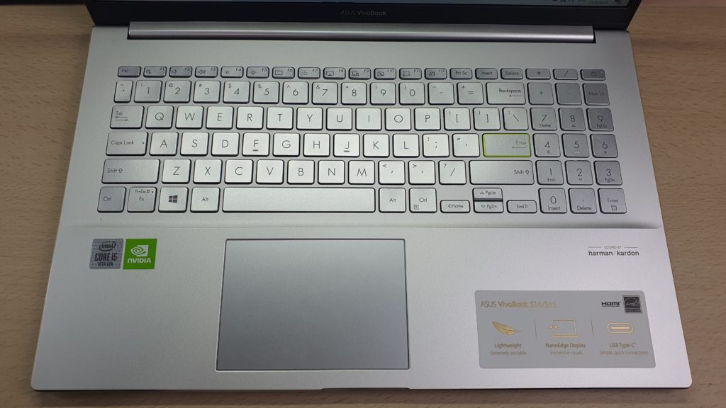 ASUS VivoBook S15 S533FA keyboard