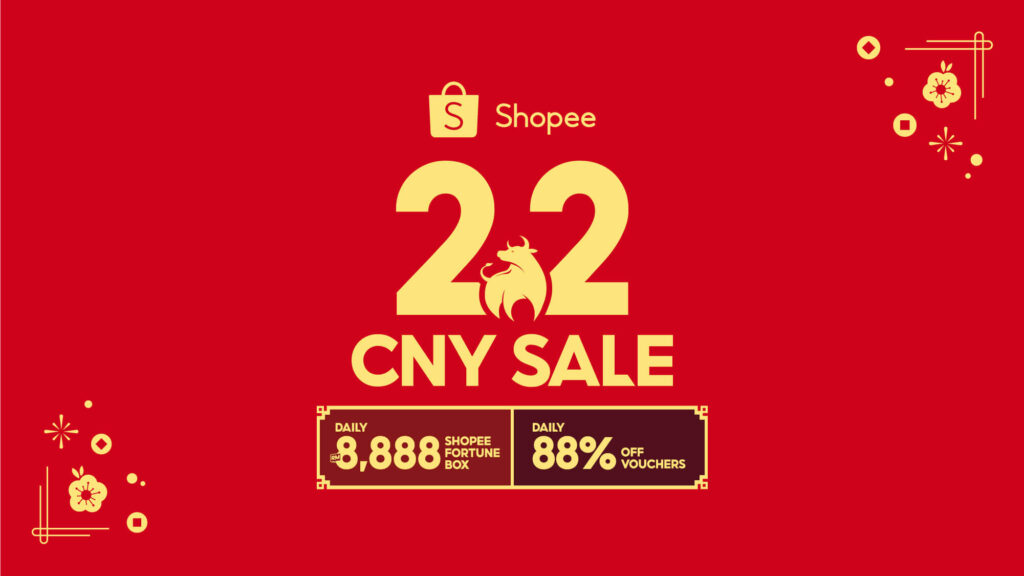 Shopee 2 2 CNY sale