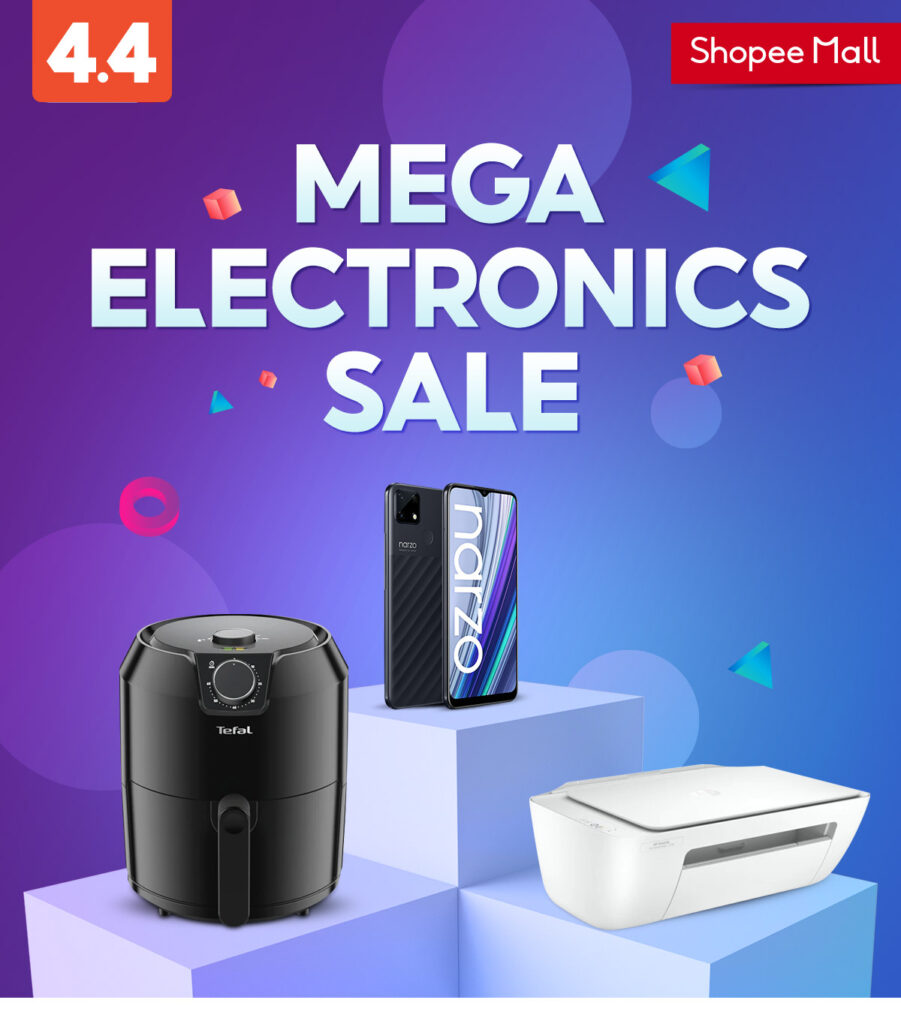 Shopee 4.4 Mega Electronics Sale cover