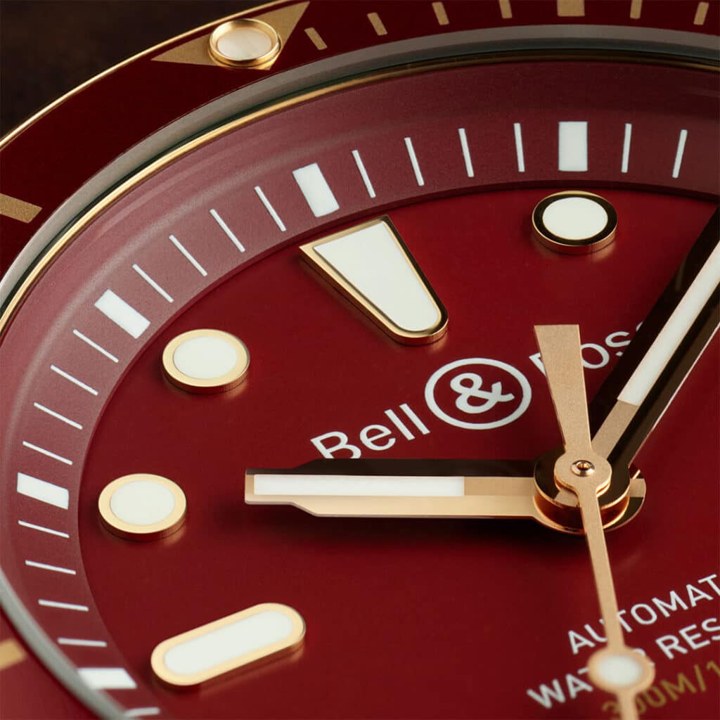 BR 03-92 Diver Red Bronze  dial