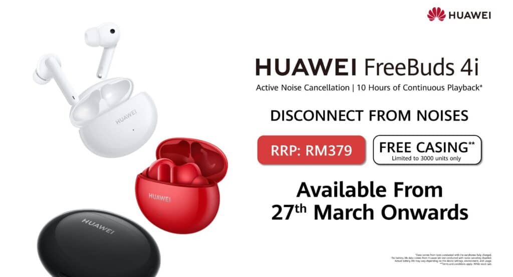 Huawei FreeBuds 4i prices
