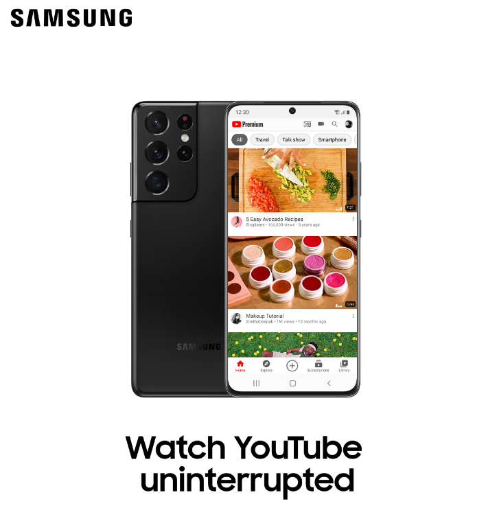 Samsung Galaxy Youtube Premium