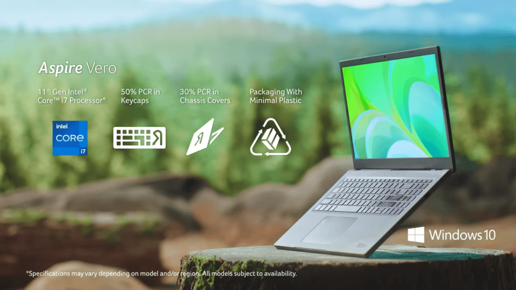 Acer Aspire Vero laptop benefits