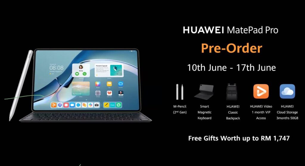 Huawei MatePad 12.6 Free gifts
