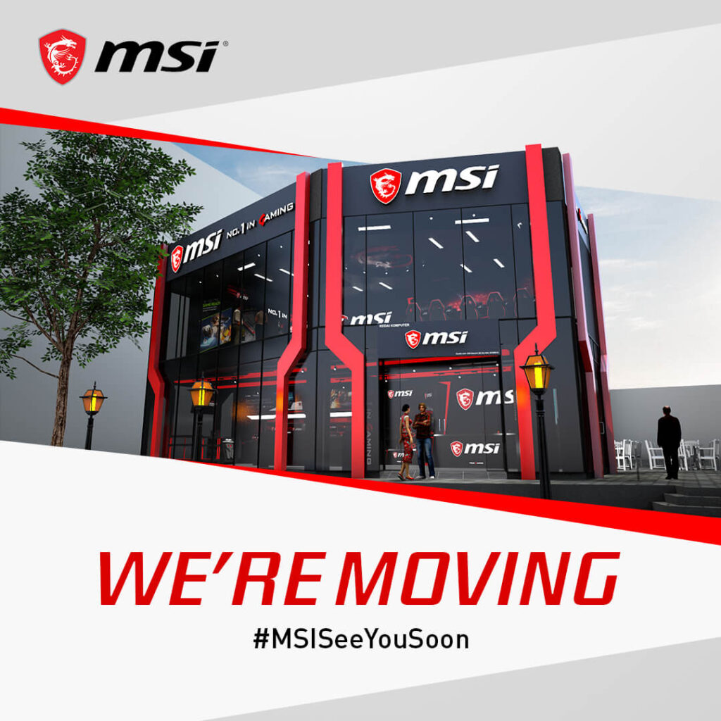 MSI concept store we are moving