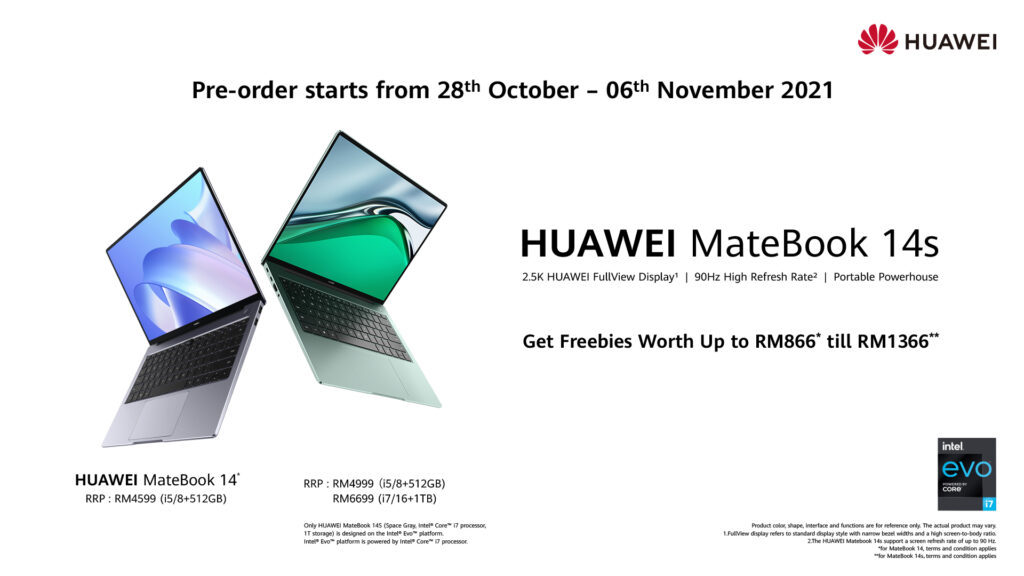 HUAWEI MateBook 14s Series preorder