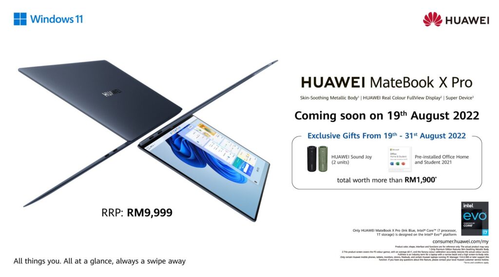 MateBook X Pro Malaysia preorder