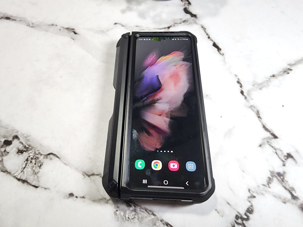 Supcase Galaxy Z Fold3 Unicorn Beetle Pro Rugged Case review front