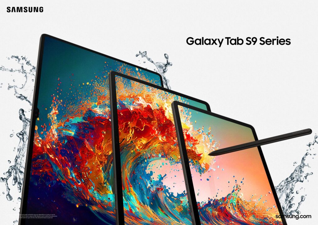 Samsung Galaxy Tab S9 series ad