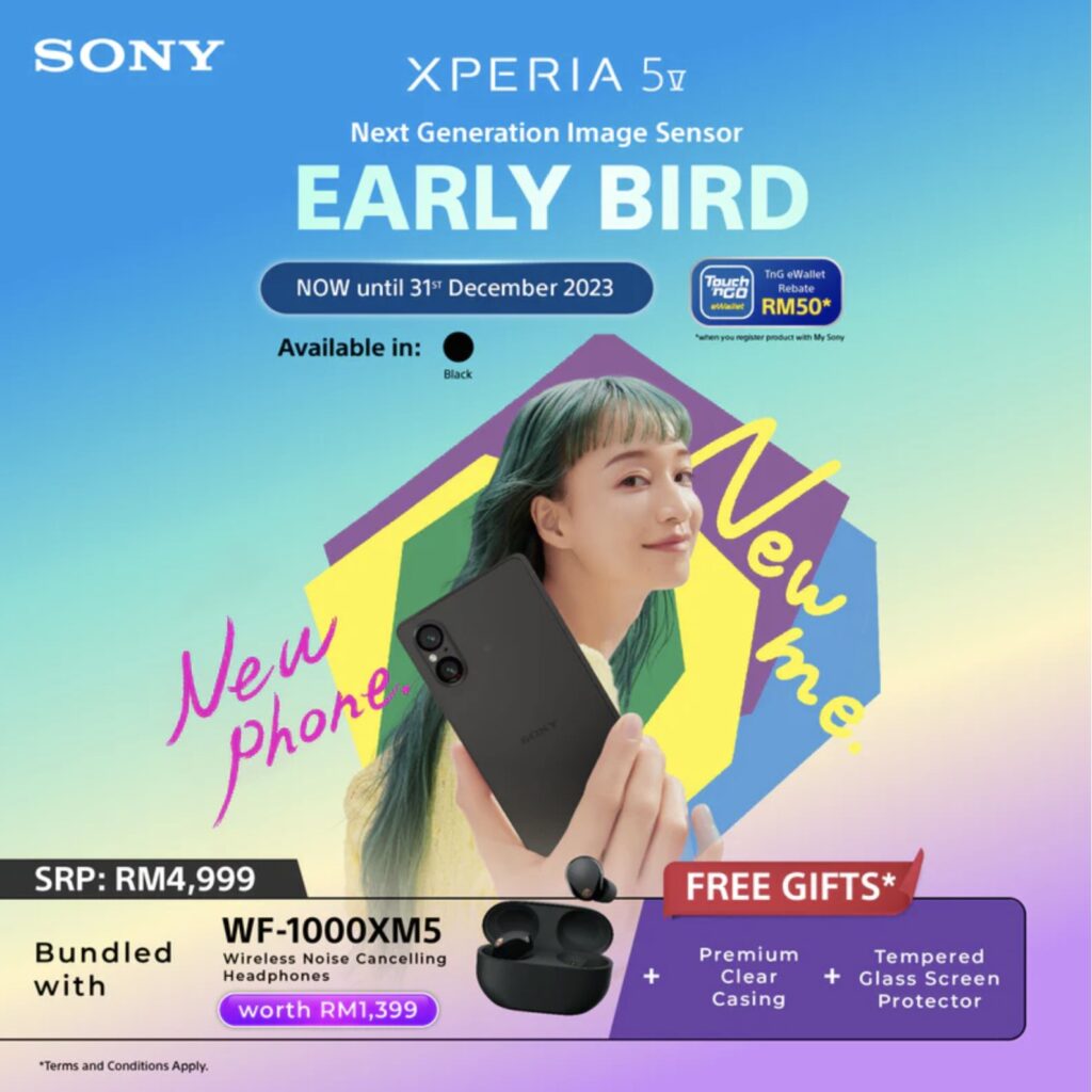 sony xperia 5V promotion malaysia