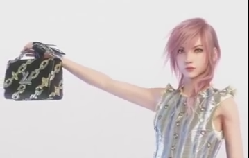 FFXIII's Lightning now modelling for Louis Vuitton 6