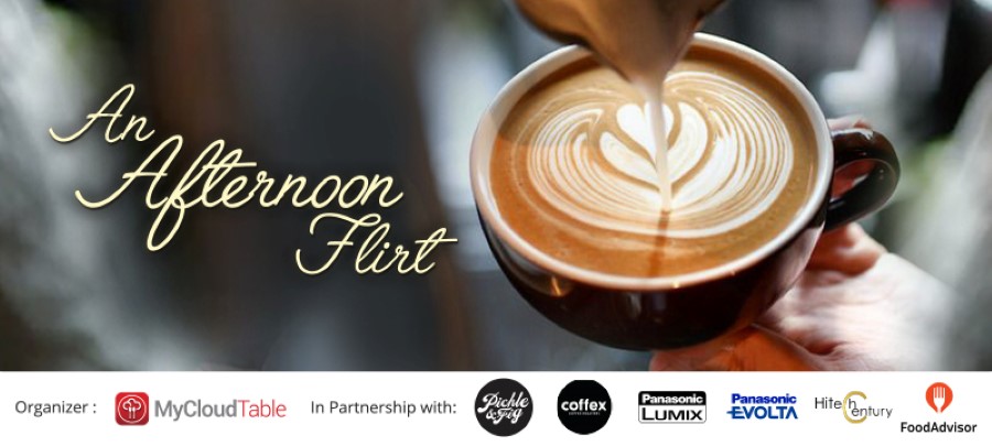 Secret recipes, luscious latte art and top tech - all on this 16 May (Sunday) @ MyCloudTable's "An Afternoon Flirt" at Pickle & Fig Café , TTDI 2
