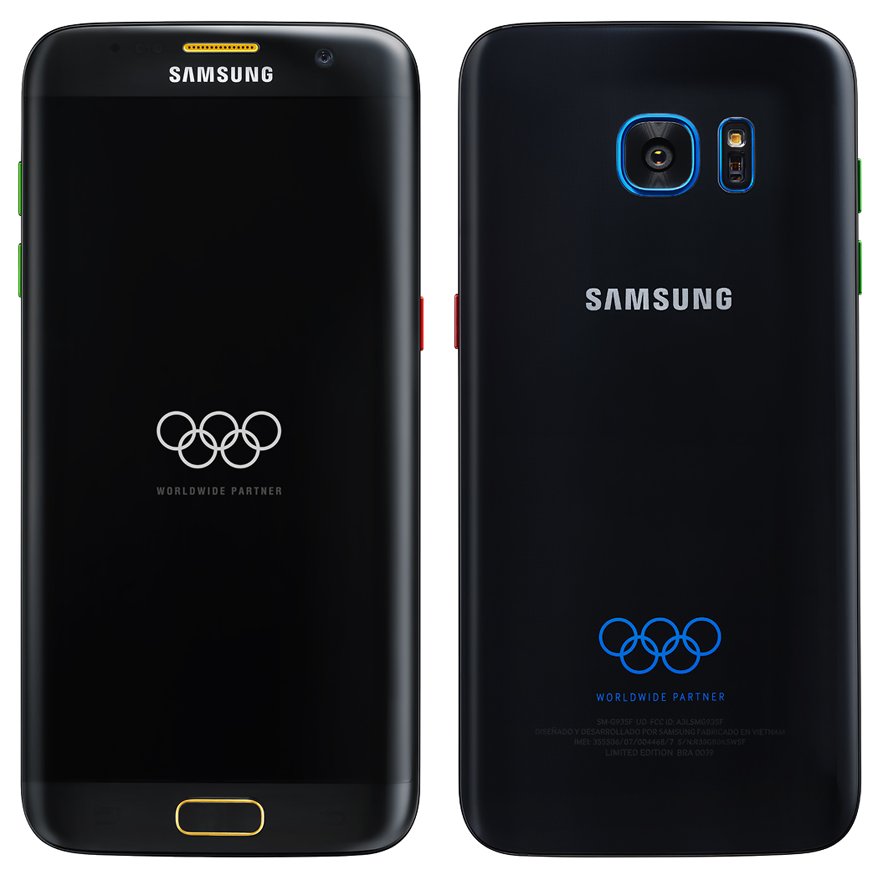 Render of Samsung Galaxy S7 Edge Olympic Edition leaked 2