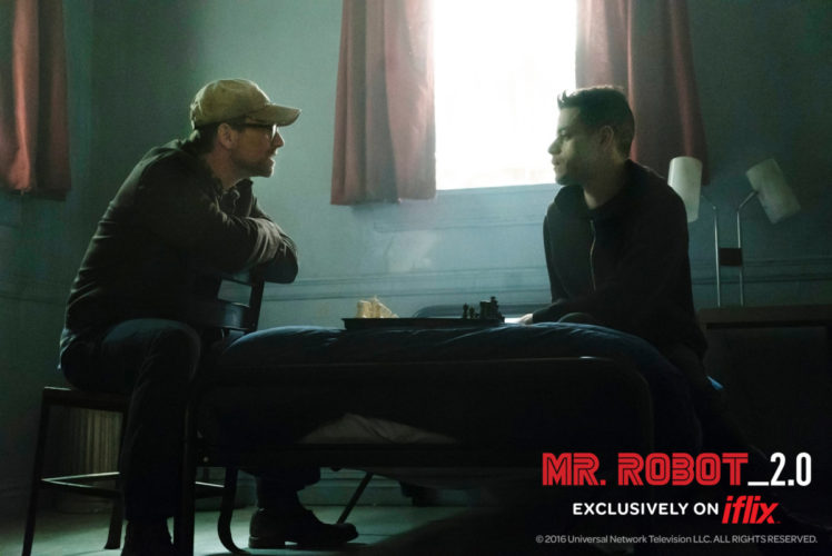 Mr Robot_Image 3_(L - R) Christian Slater, Rami Malek