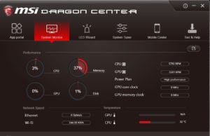 dragon-center-main-screen 3