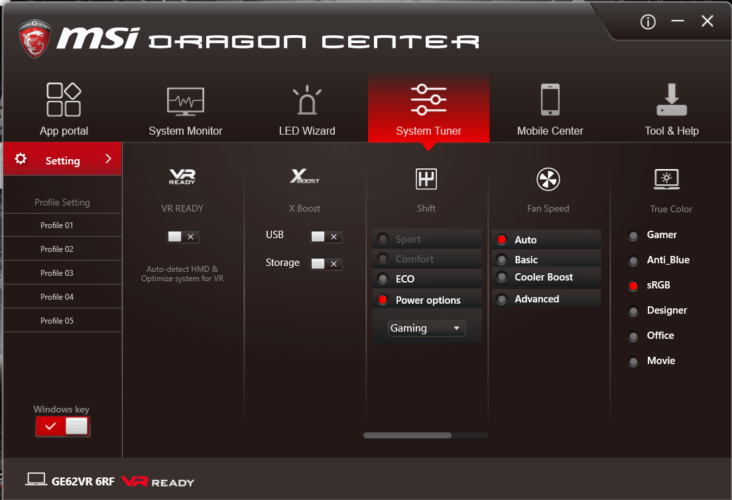 dragon-center-system-tuner