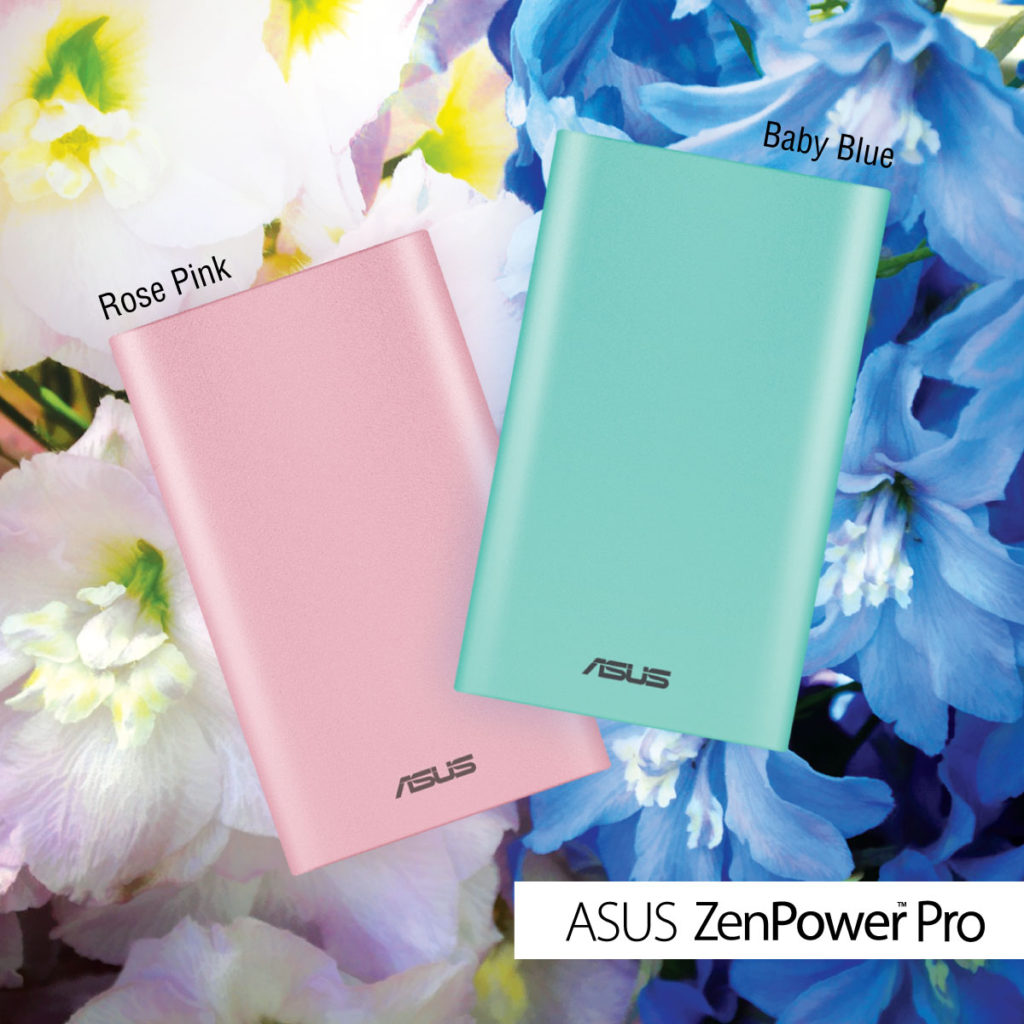 Asus' ZenPower Pro power banks now in Baby Blue and Rose Pink 1