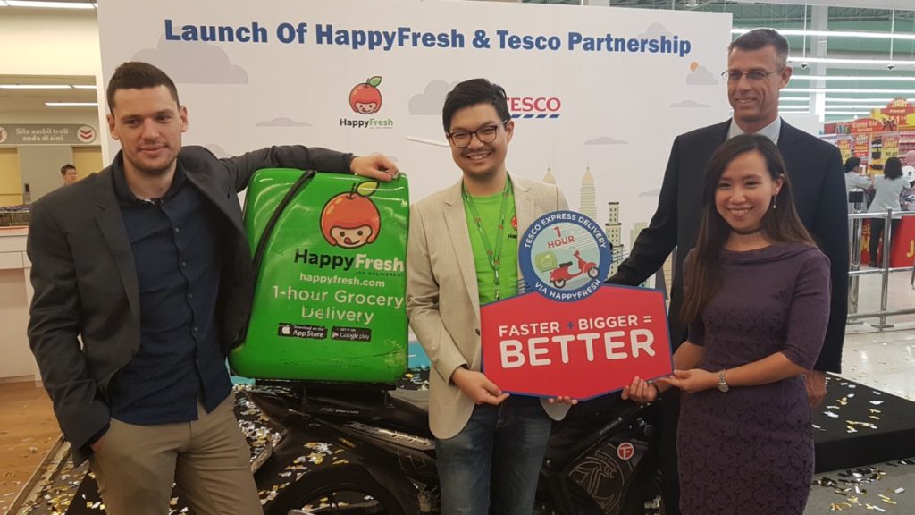 Get your groceries delivered within the hour via HappyFresh and Tesco Malaysia's new alliance 24