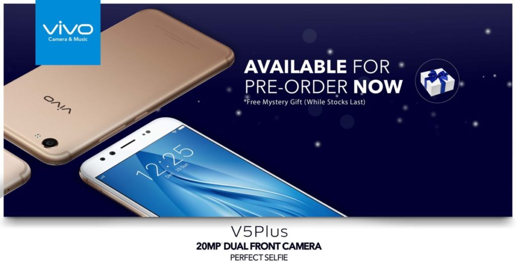 Vivo V5 Plus up for preorders in Malaysia for RM1,799 2