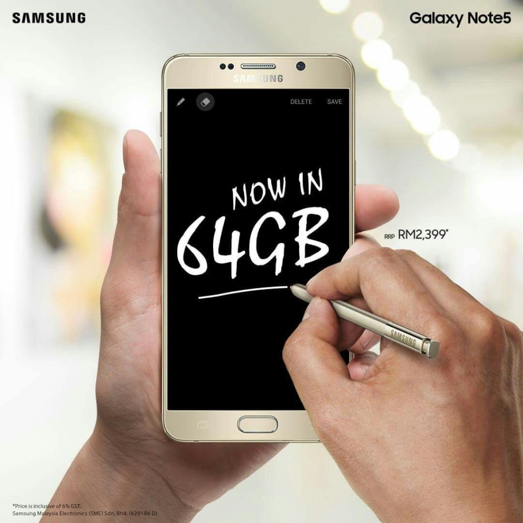 Galaxy Note 5 64GB now available in Malaysia for RM2399 4