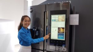 Samsung’s cool looking new Family Hub 2.0 fridge seen at SEA Forum 2017 1