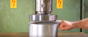 Everyone’s favourite hydraulic press finally defeated by adamantium 1