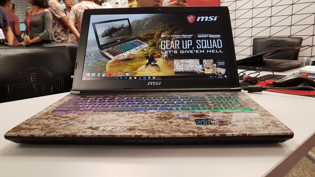 MSI deploys exclusive preorder for GE62VR Camo Squad gaming rig on 11street 3