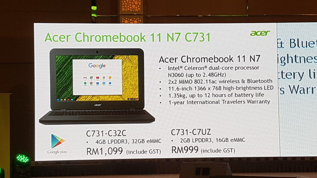 Acer launches array of Chromebooks starting from RM999 10