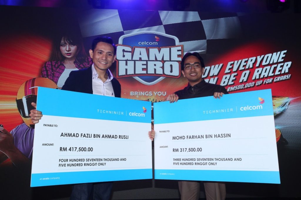 Celcom Game Hero tournament winners rewarded RM1,000,000 in cash 2
