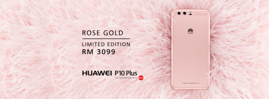 Huawei P10 Plus in Rose Gold