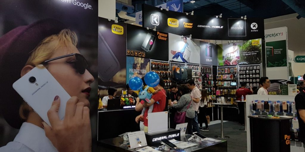 KWS Distribution debuts workhorse General Mobile GM 5 Plus phone and bargains galore for Otterbox, Moshi and X-Mini at Malaysia IT Fair 19
