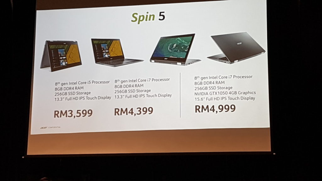 Acer’s launches revamped Spin 5 notebook and more 5