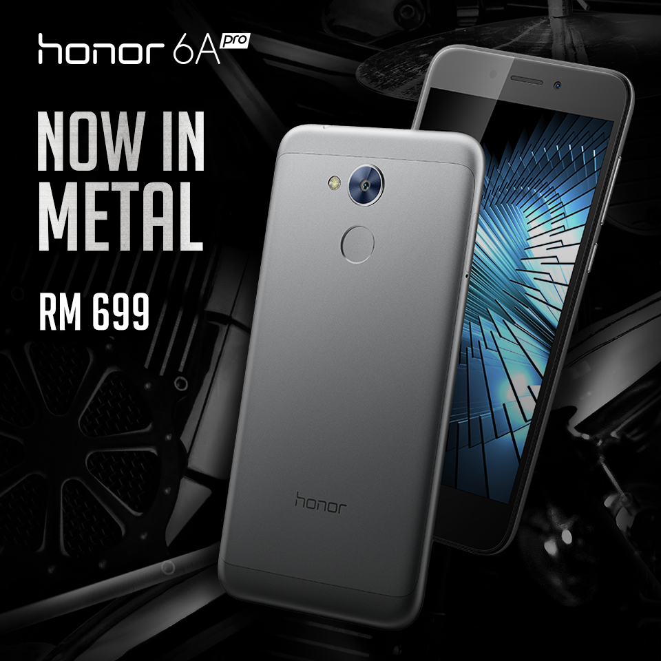 Metal-hewn Honor 6A Pro lands in Malaysia at RM699 2