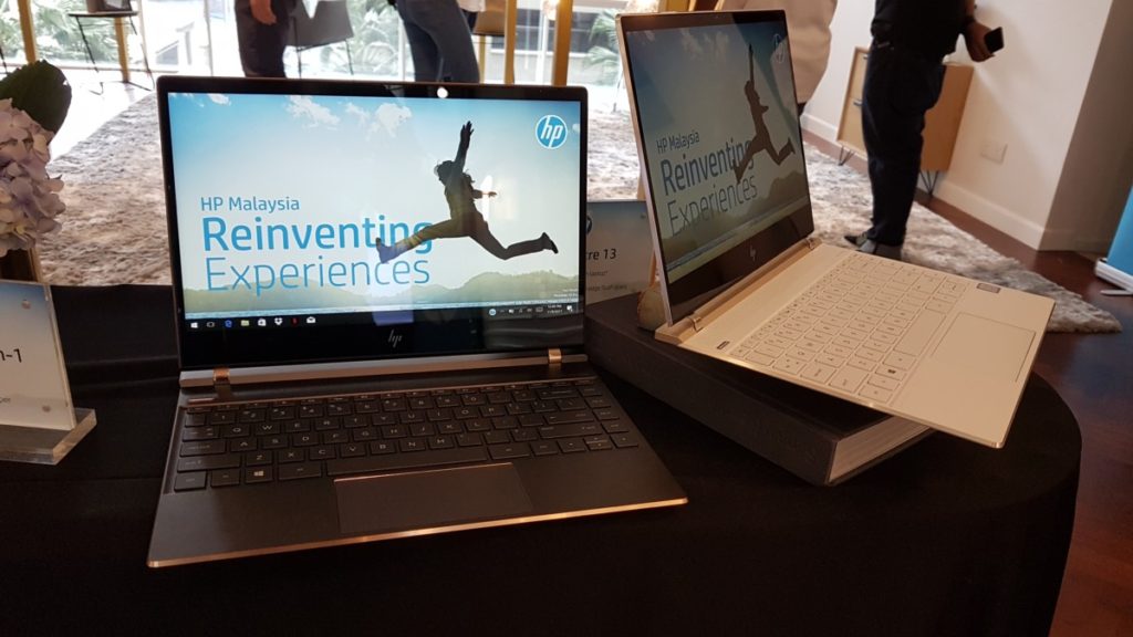 HP Spectre 13 in silver and white