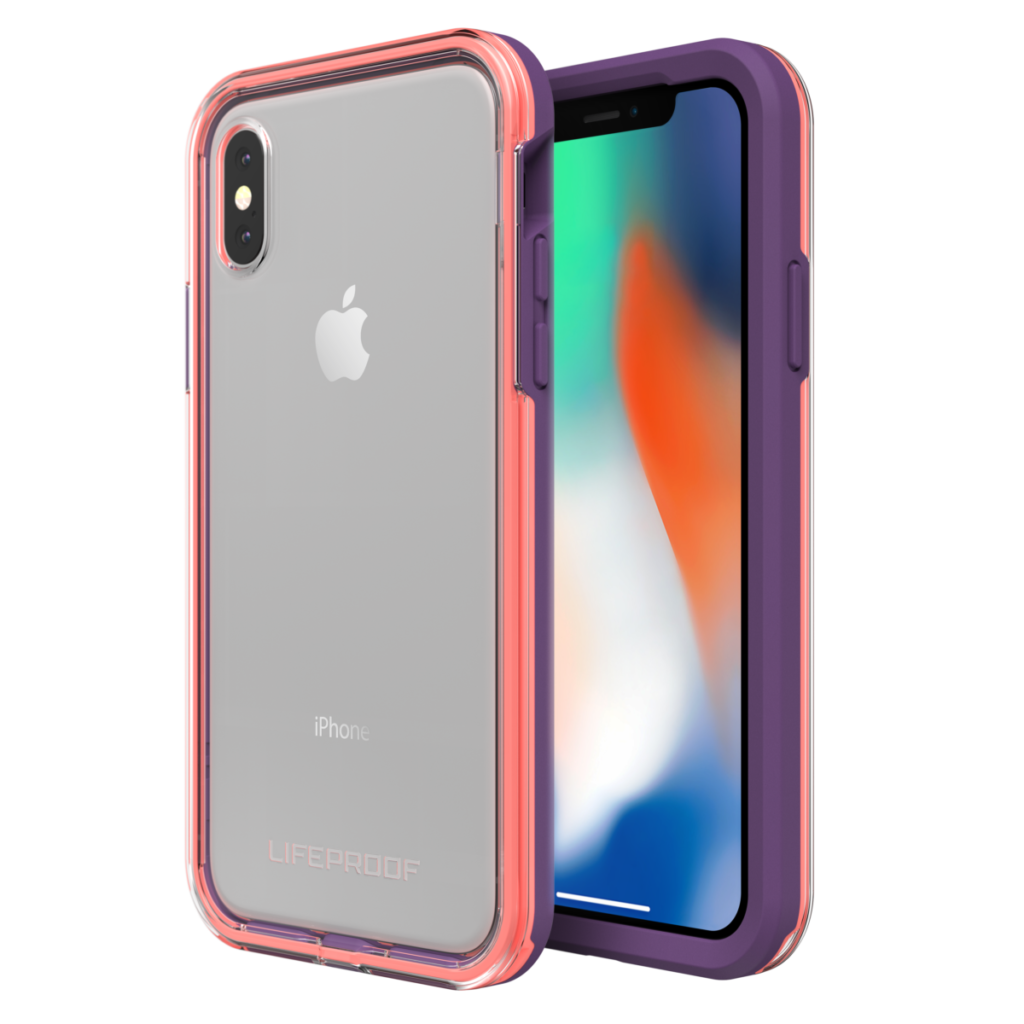 The transparent backplate on the LifeProof SLAM lets you admire your iPhone X while keeping it protected.