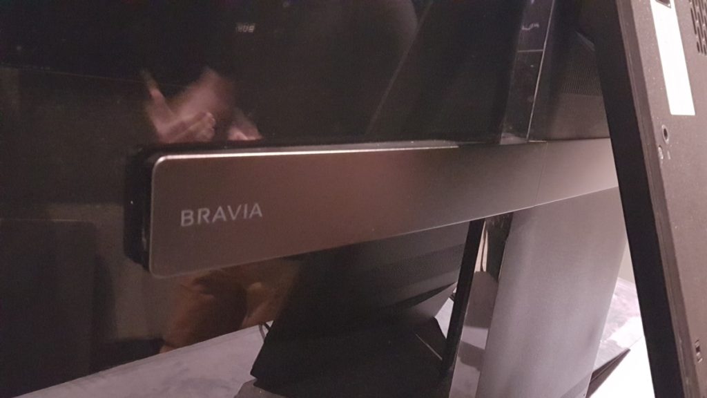 Sony Bravia KD-65A1 TV rear close-up