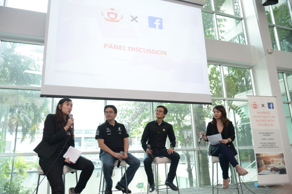 Panel discussion with representatives from Photobook, PETRONAS and Digi