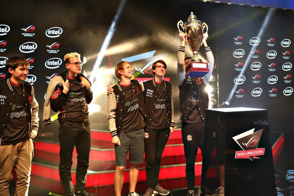 Team Empire wins the DOTA 2 champion title at ROG Masters 2017