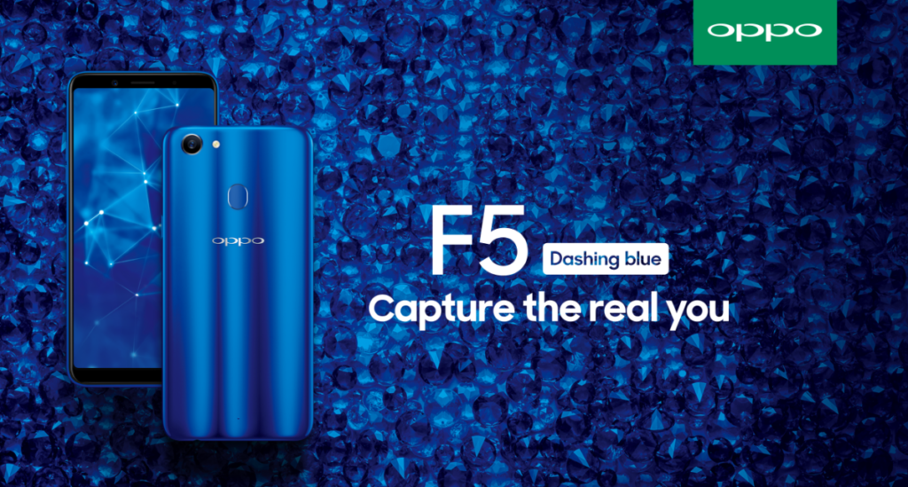 OPPO F5 in Dashing Blue open for preorders 2