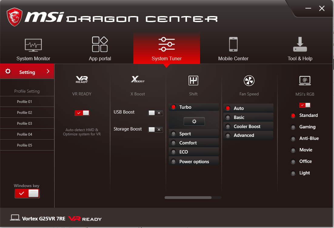 how to uninstall msi dragon center
