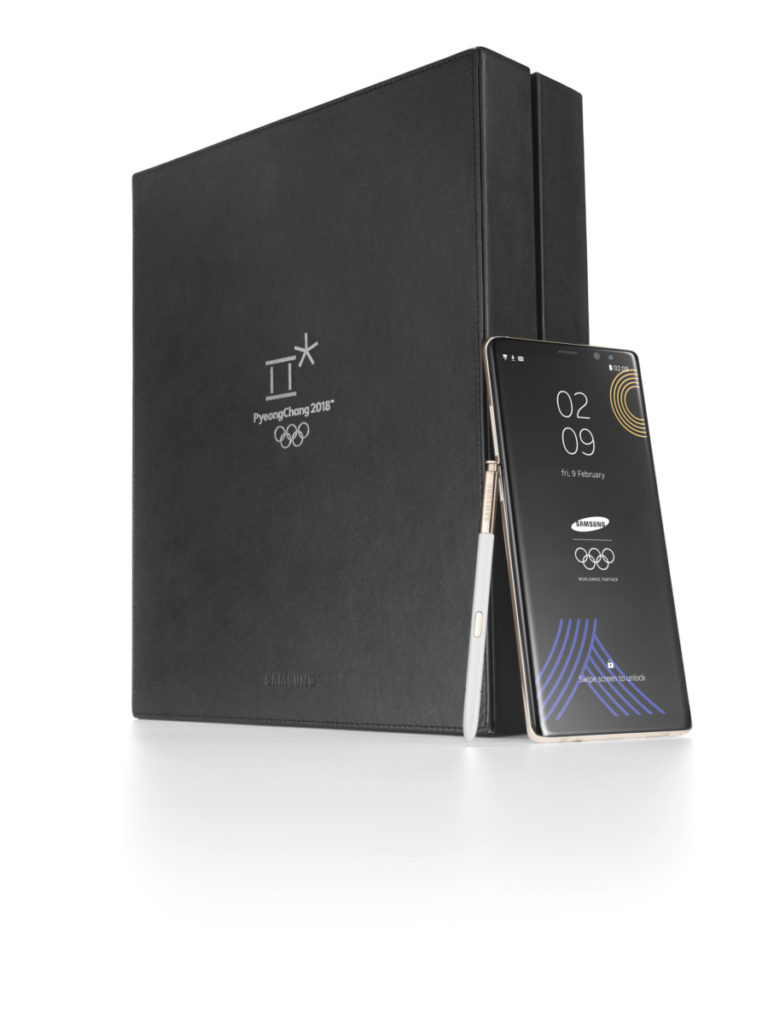 Galaxy Note8 Winter Olympics edition with box