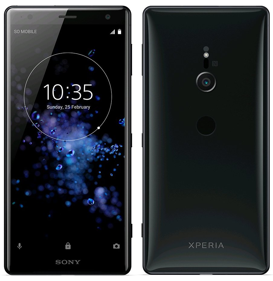 The front and rear of the Xperia XZ2 [Credit Evan Blass]