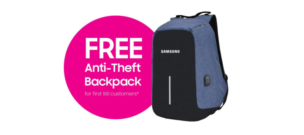 Buy a Galaxy A8 or A8+ at the Samsung roadshow and get an awesome theft-proof bag 2